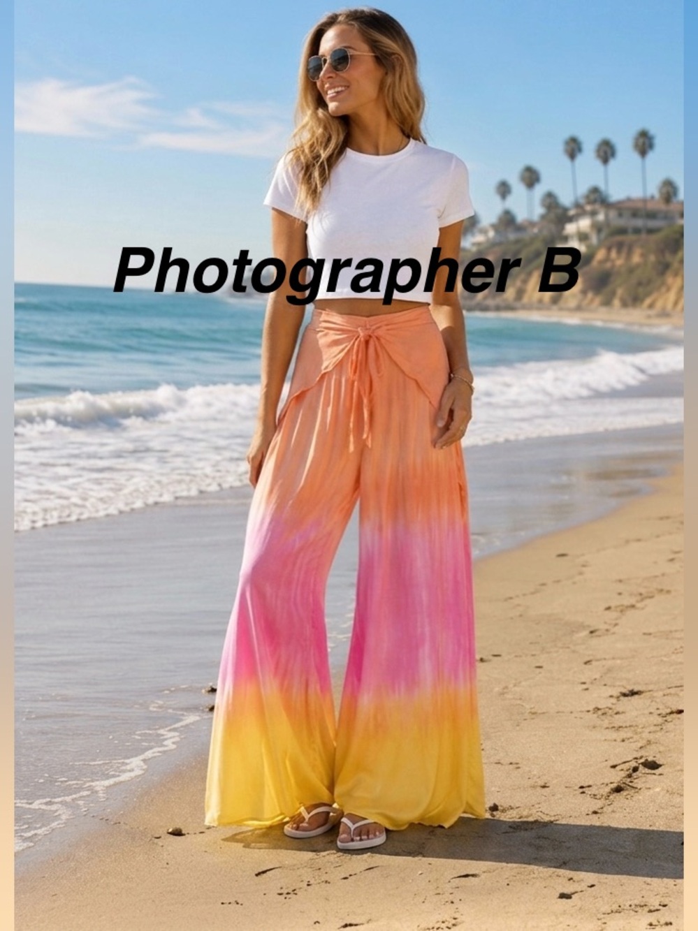 Young fabulous & broke open side wide leg nwt